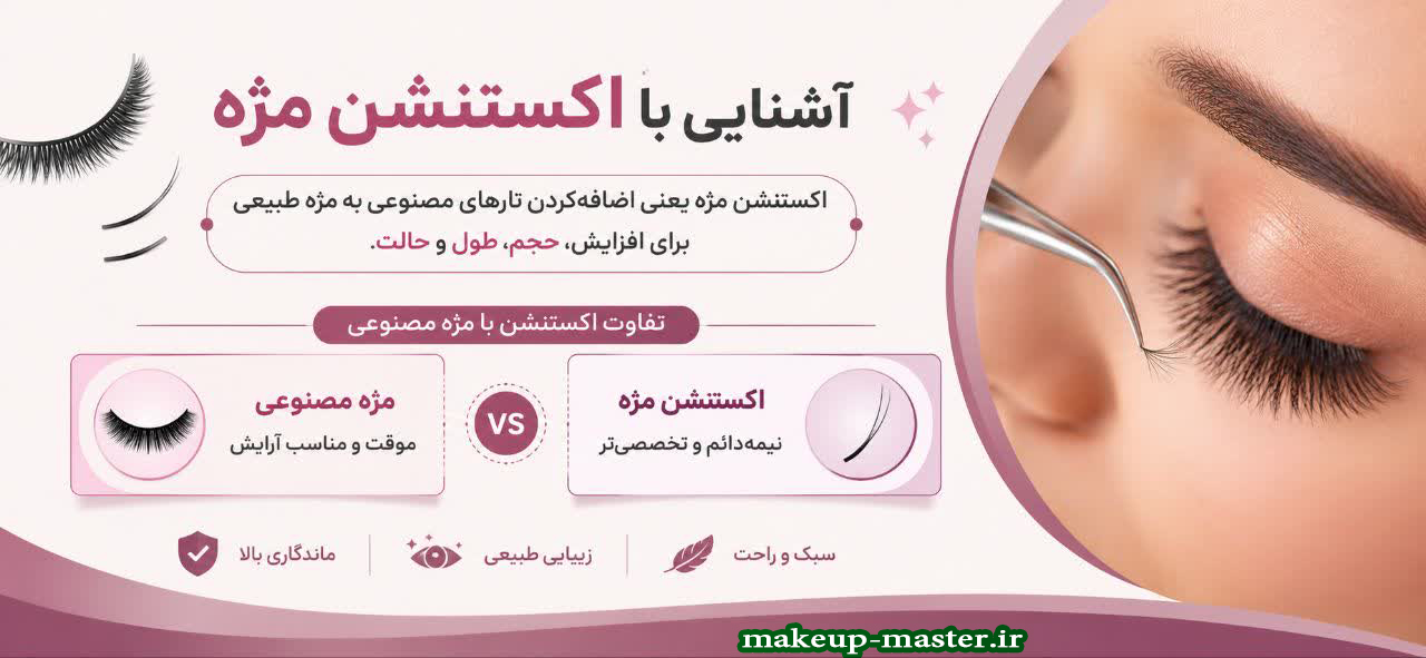 آشنایی با اکستنشن مژه